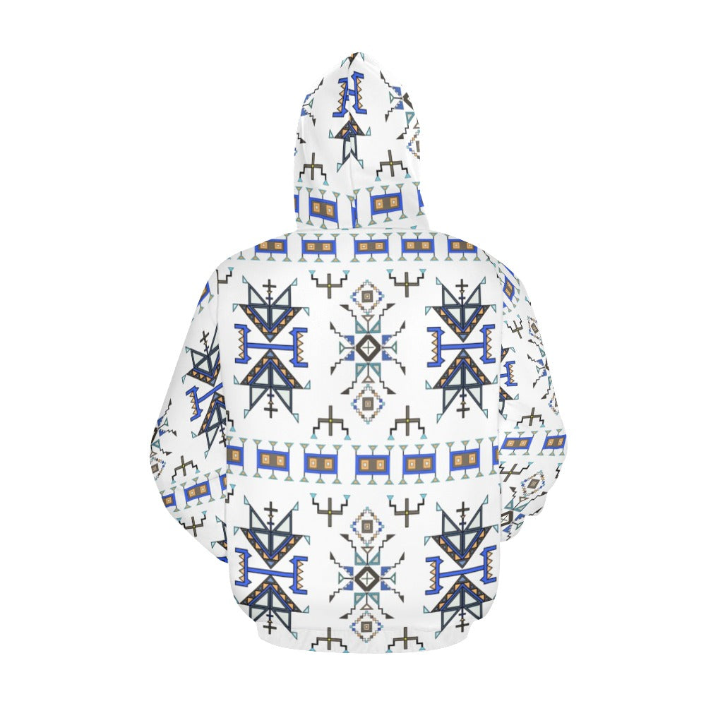 Eagle Strike White Hoodie for Men (USA Size)