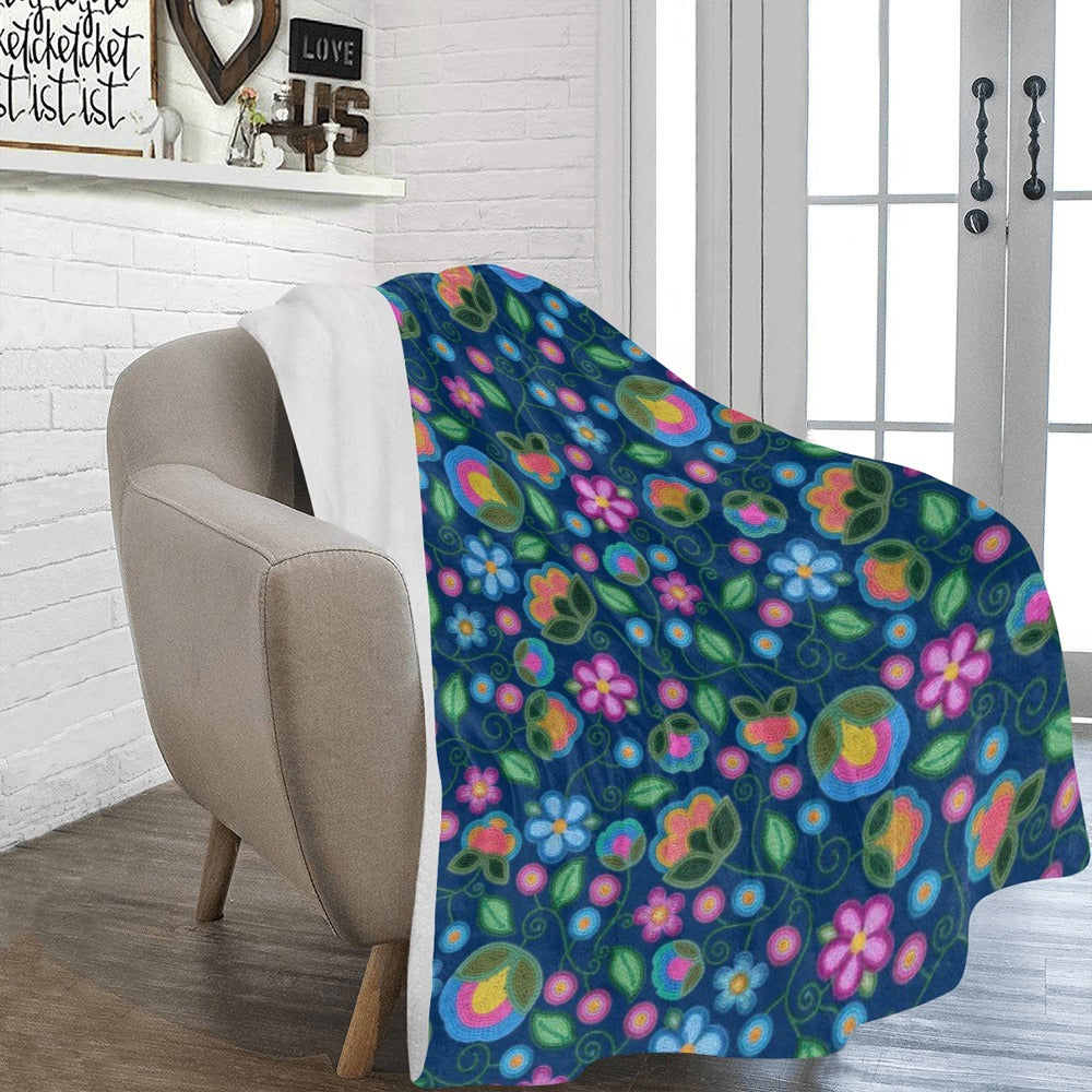 Turquoise Sunbeam Blue Ultra-Soft Micro Fleece Blanket 60"x80"