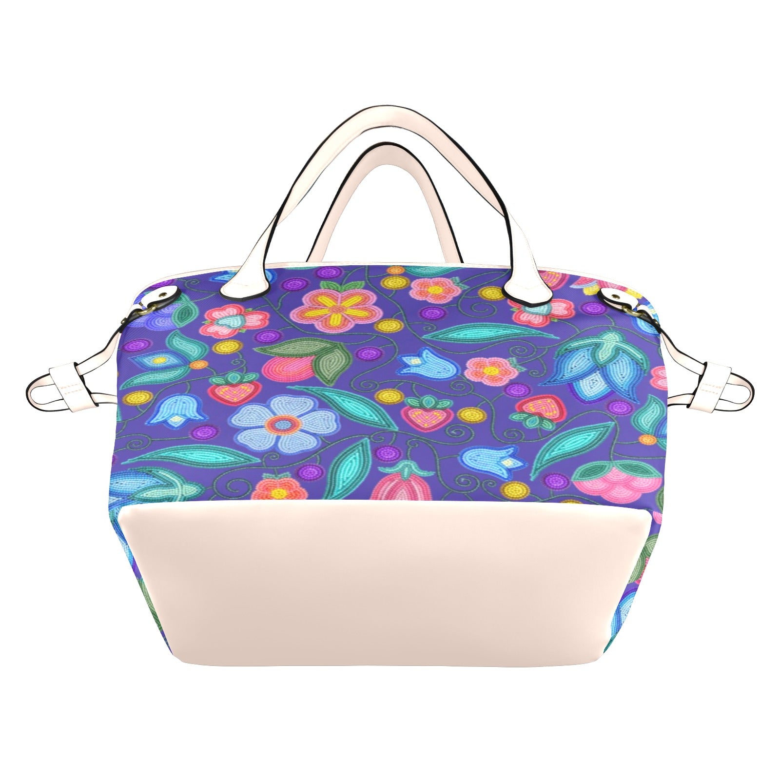 Sweet Offering Indigo Clover Canvas Tote Bag