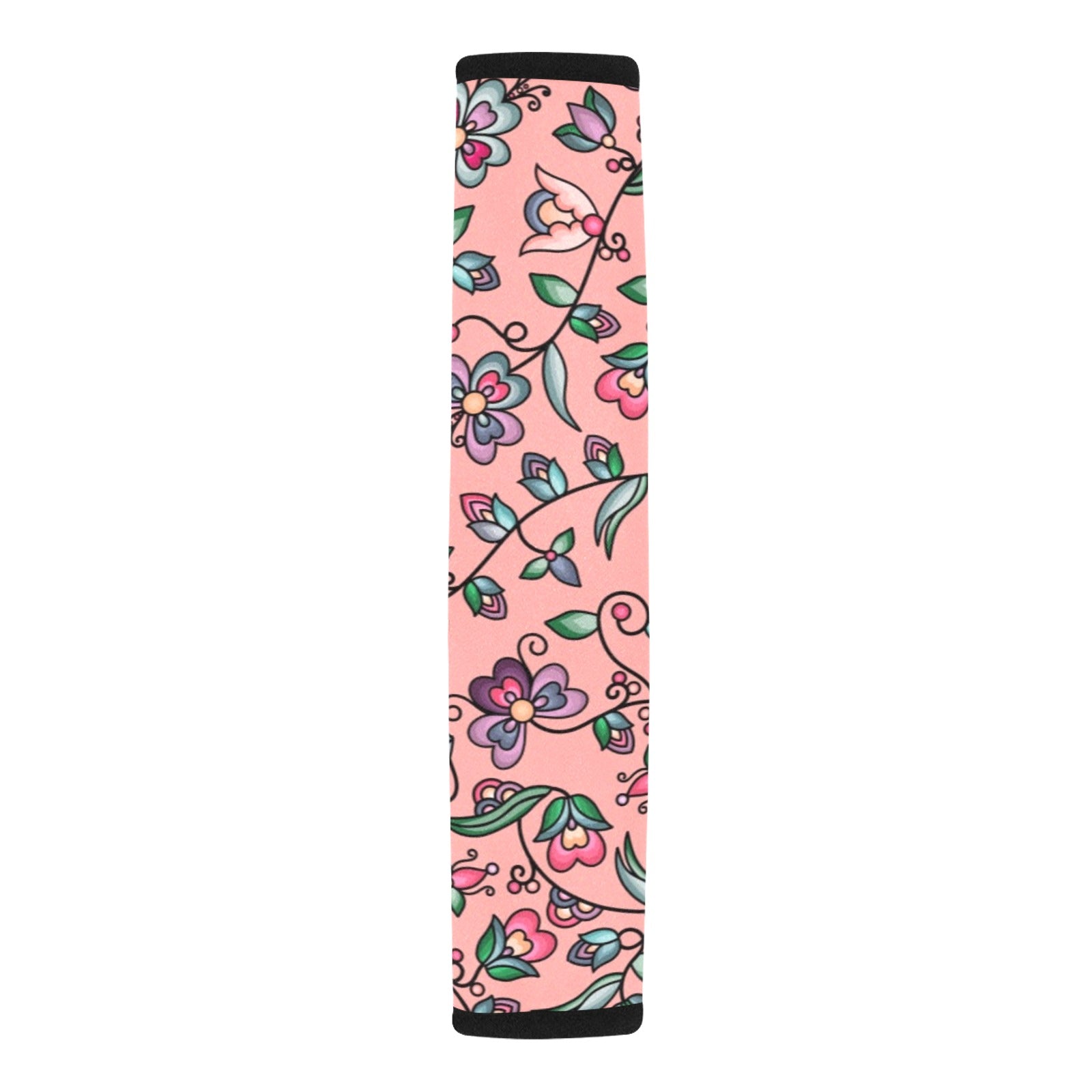 Amber Evening Garland Peach Car Seat Belt Cover 7''x12.6'' (Pack of 2)