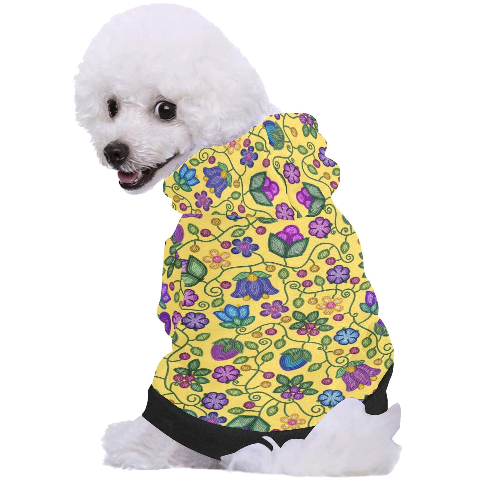 Bloom Uplift Yellow Pet Dog Hoodie