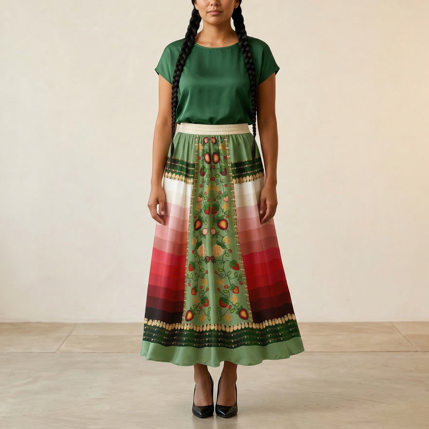 Berry Rites Sage 2 Skirt