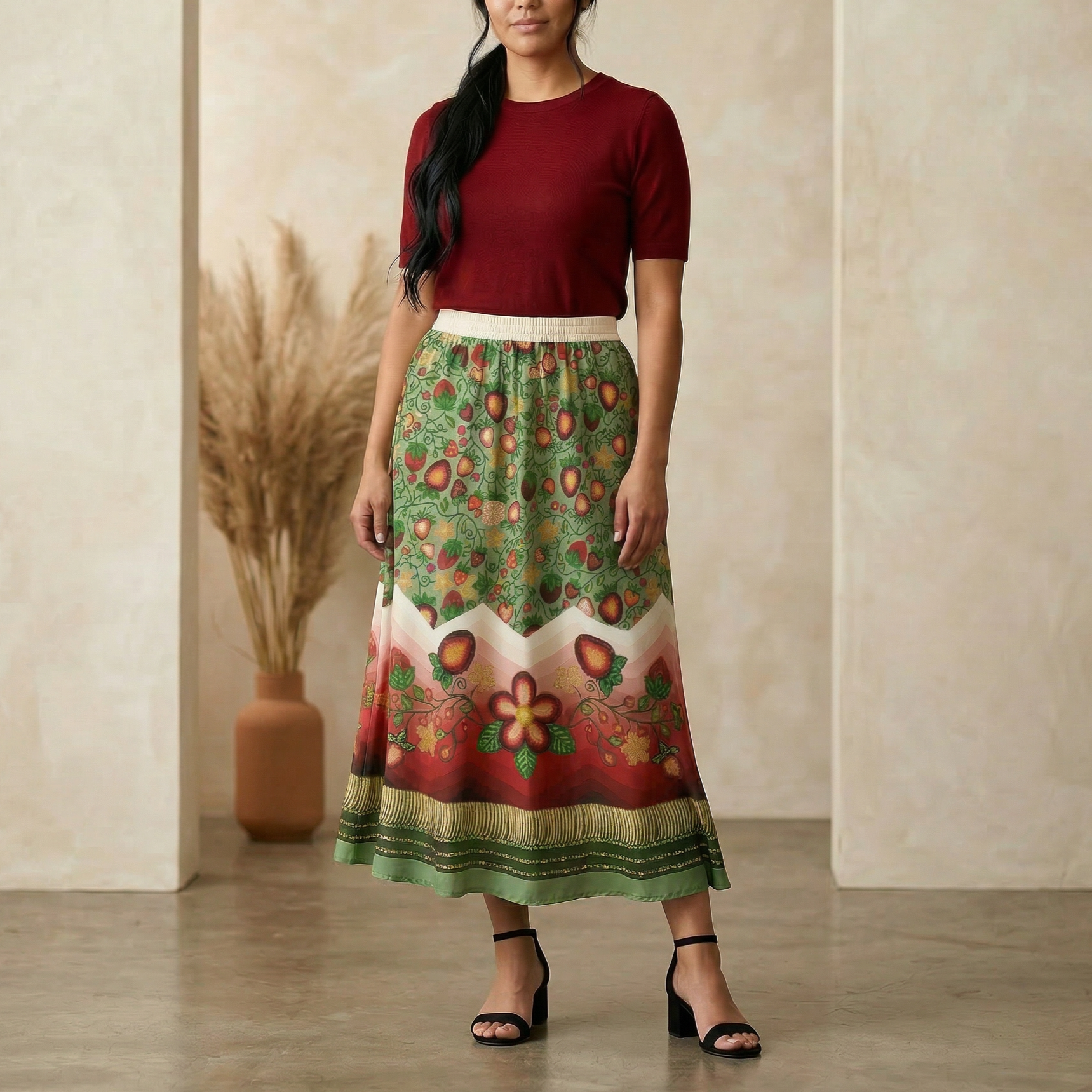 Berry Rites Sage 3 Skirt