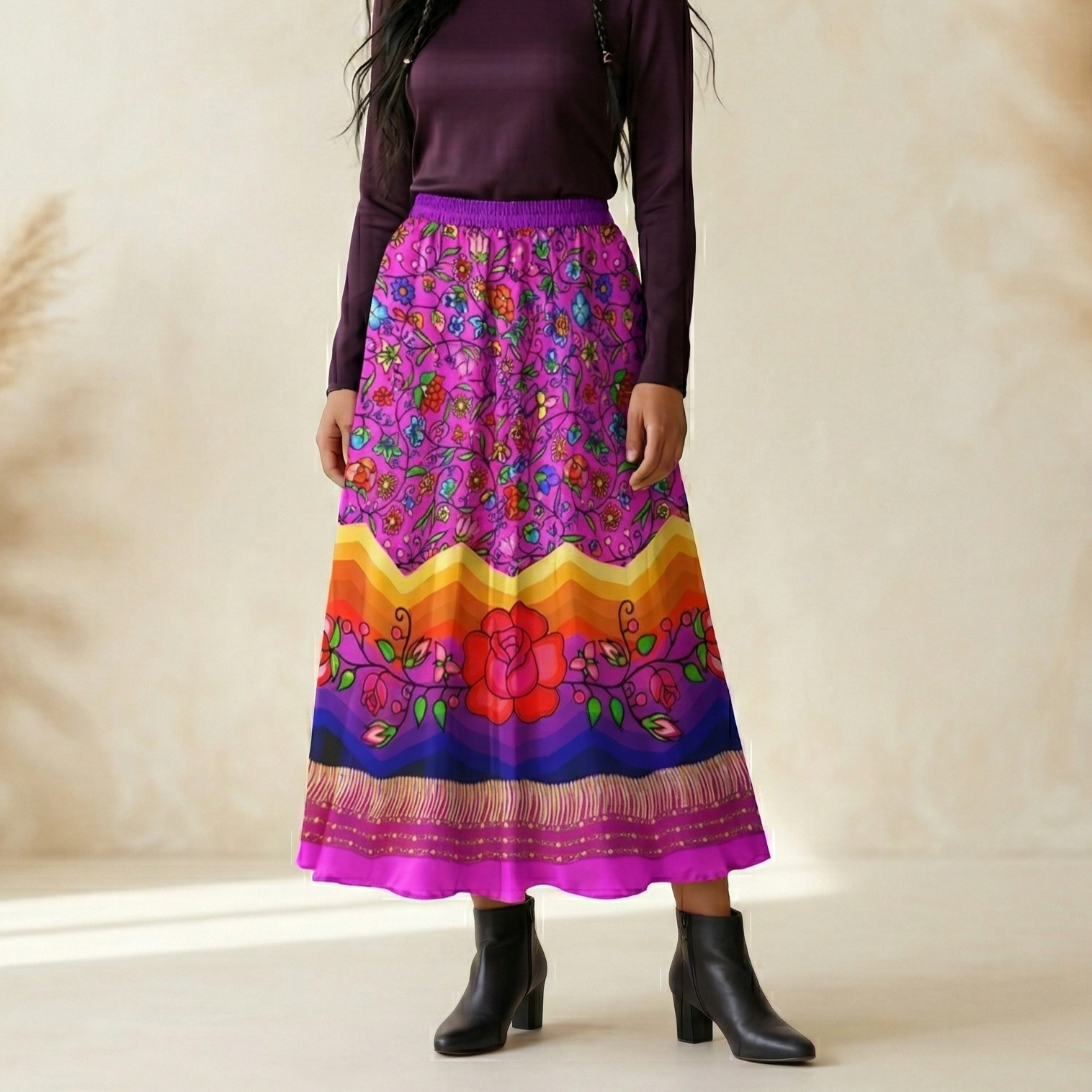 Grandmother Legacy Magenta 3 Skirt
