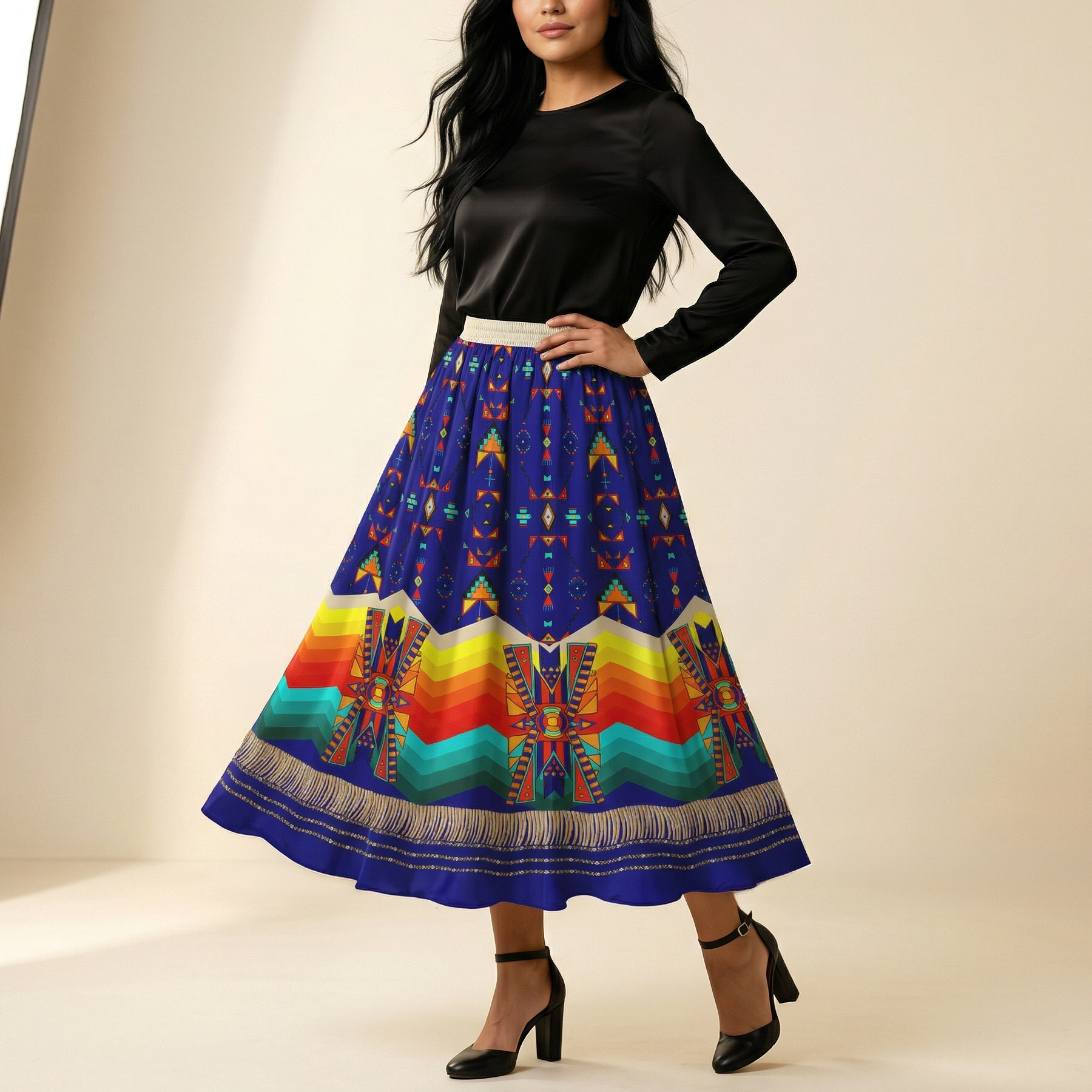 Sentinel of the Plains Navy 1 Skirt