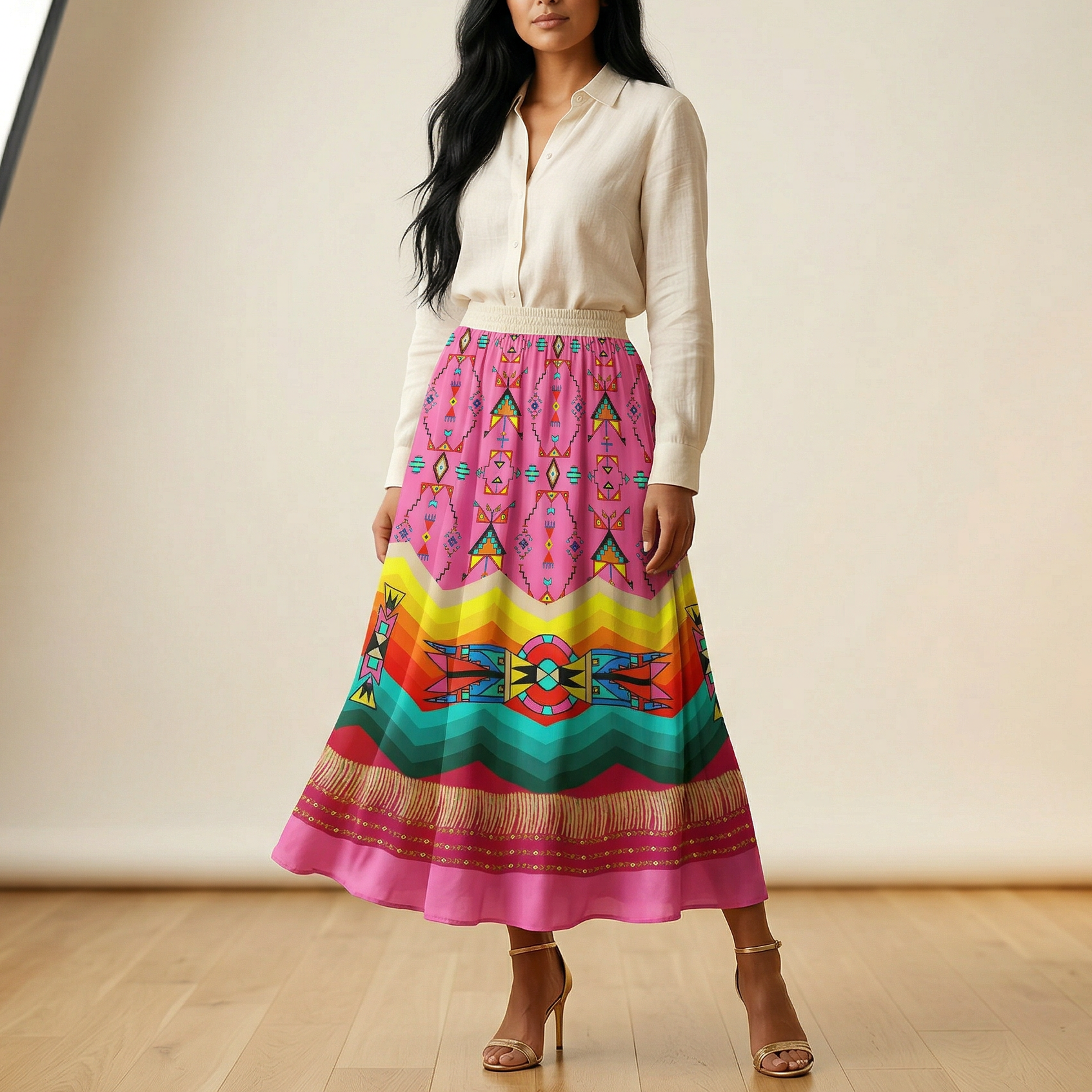 Sentinel of the Plains Pink 1 Skirt