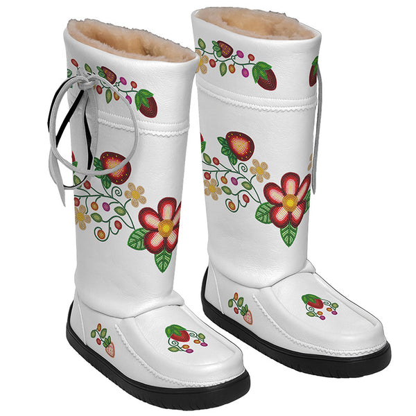 Berry Garden Real Leather MocLux Tall