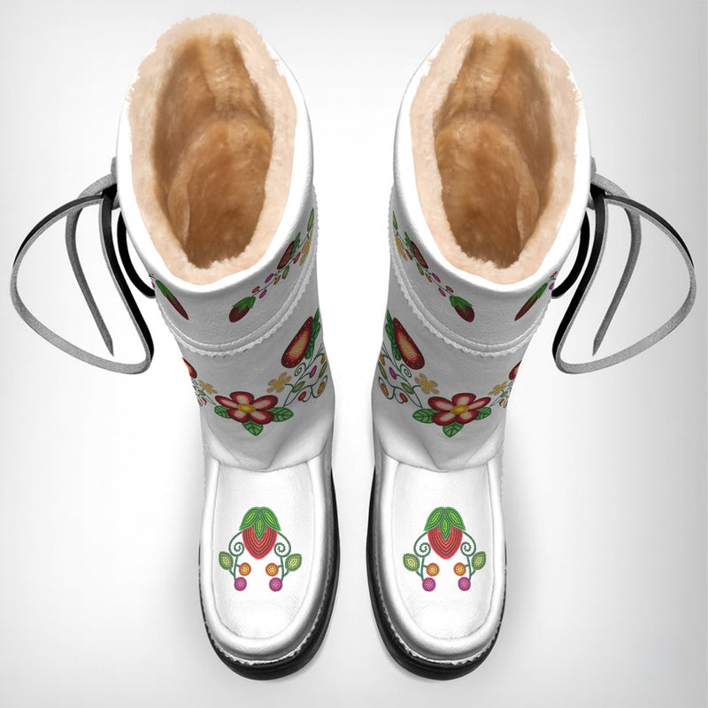 Berry Garden Real Leather MocLux Tall