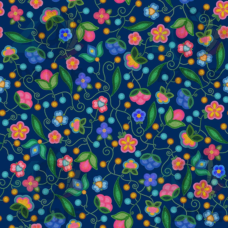 Skyberry Serenade Navy Satin Fabric By the Yard Pre Order