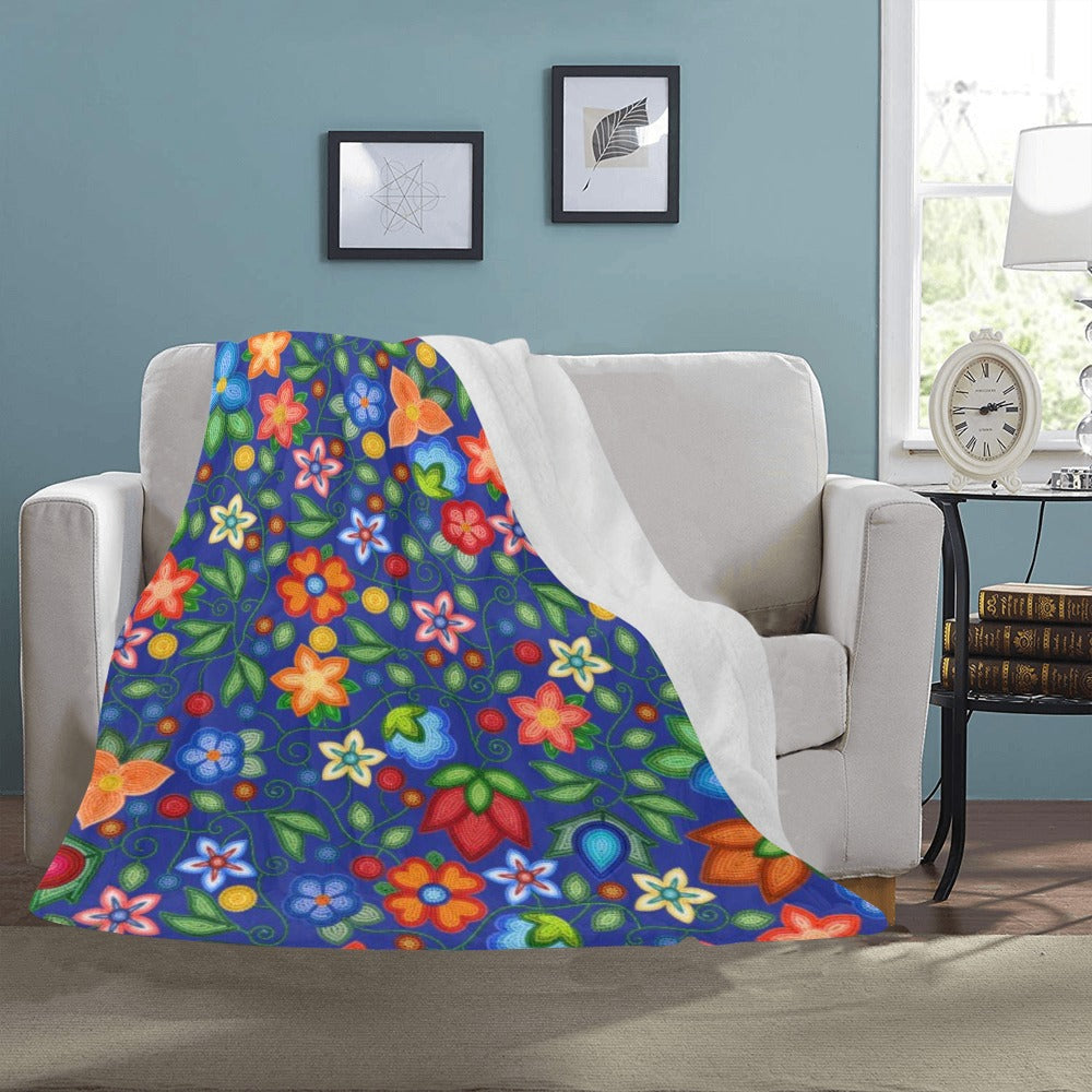 Morning Harmony Sapphire Ultra-Soft Micro Fleece Blanket 50"x60"