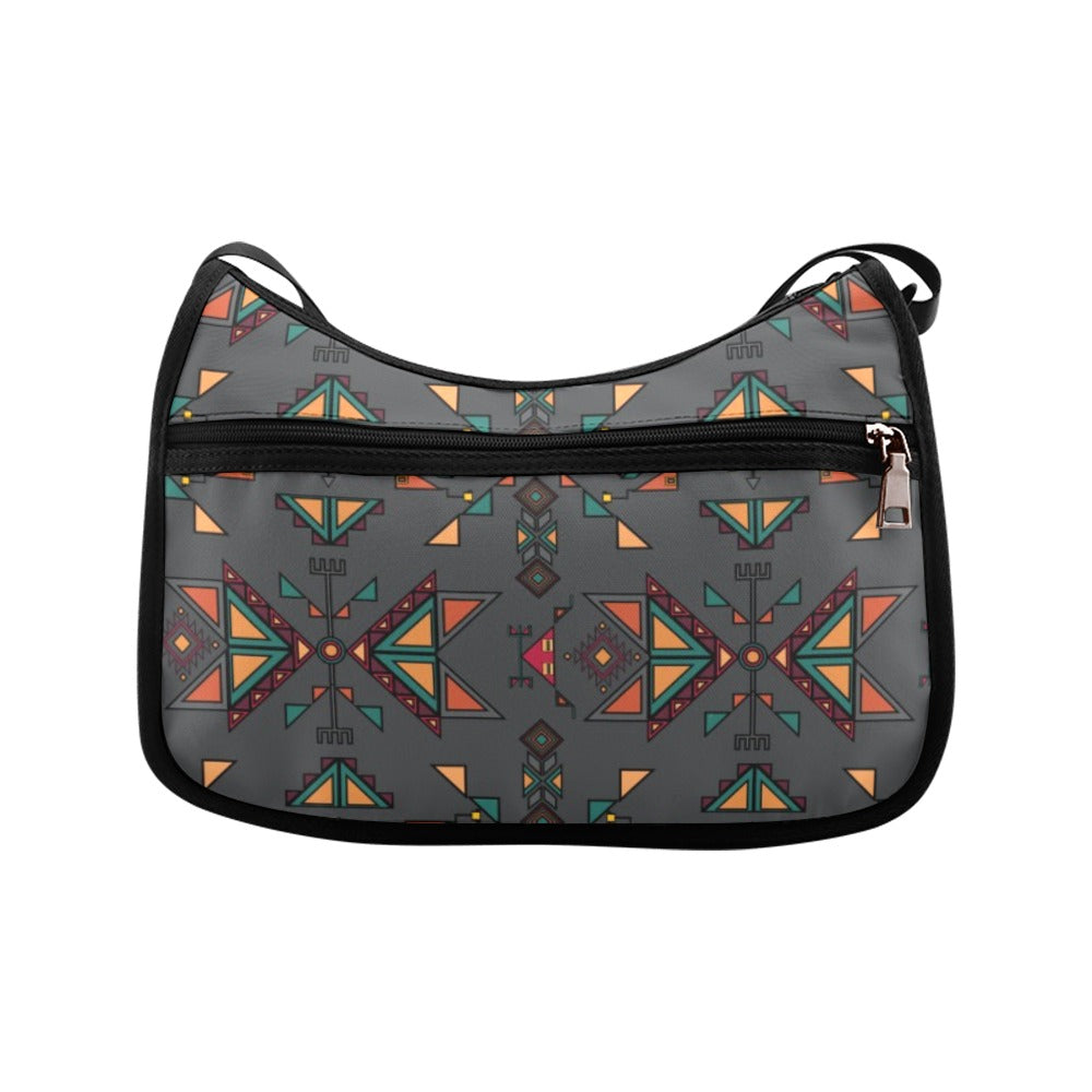 Arrow dawn Fabric Gray Crossbody Bag