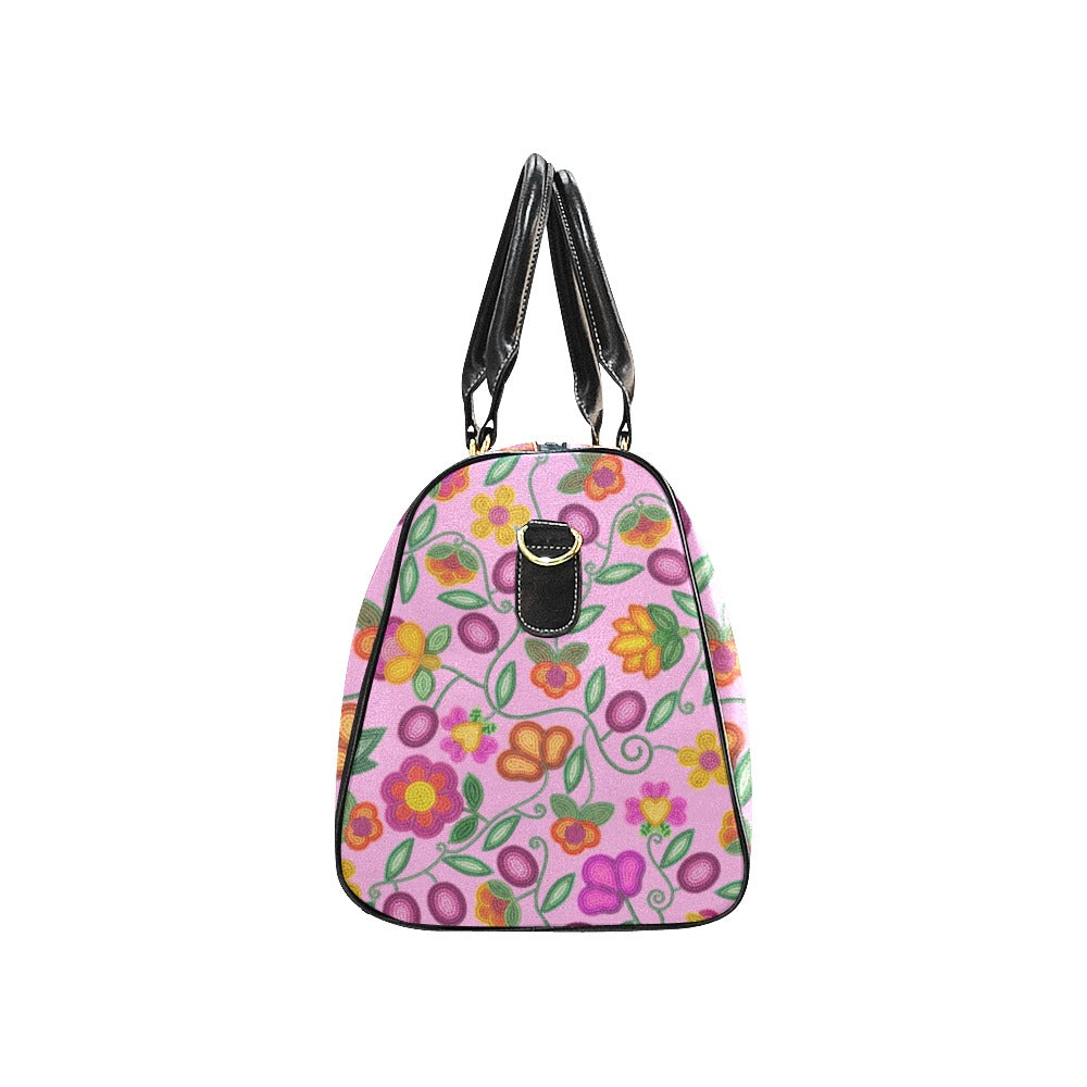 Boreal Bounty Pink Waterproof Travel Bag/Small