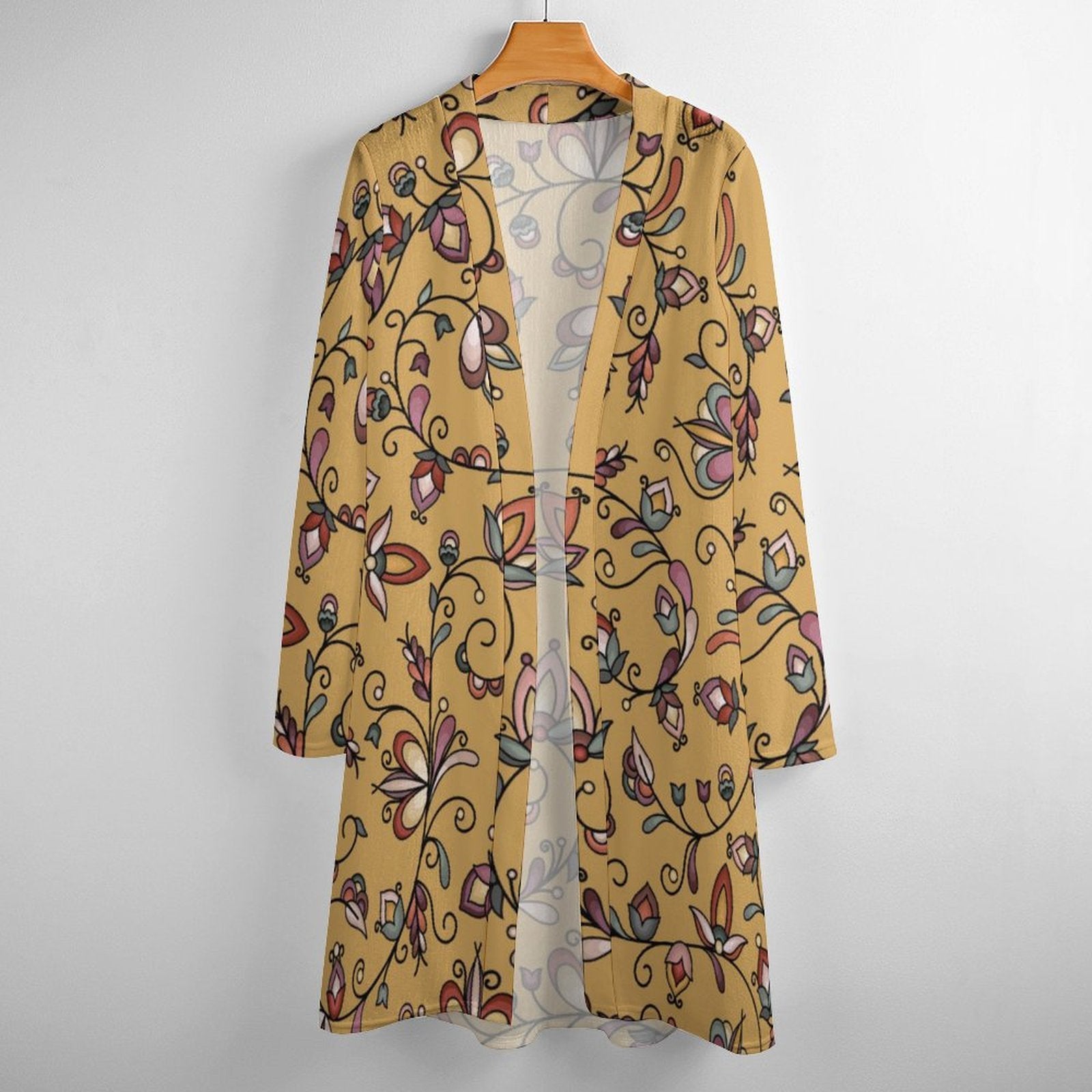 Burnt Sky Petals Gold Cardigan