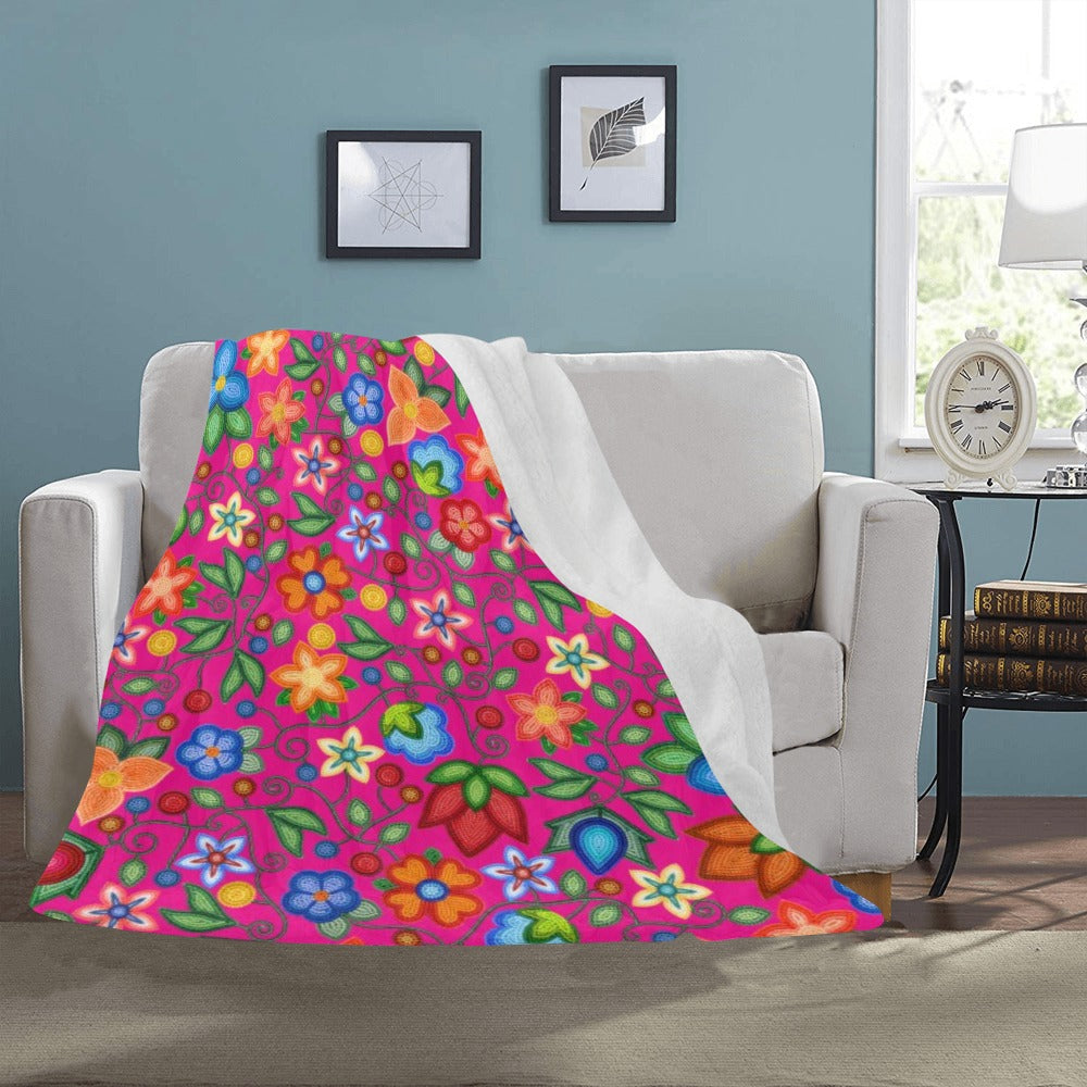 Morning Harmony Pink Ultra-Soft Micro Fleece Blanket 50"x60"