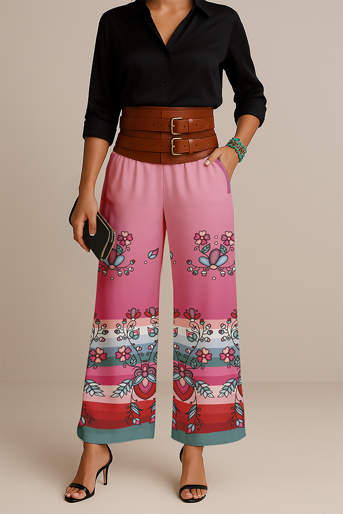 Aurora Blooms Women's Pants