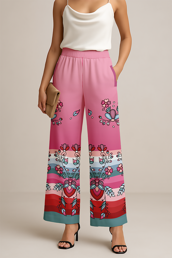 Aurora Blooms Women's Pants