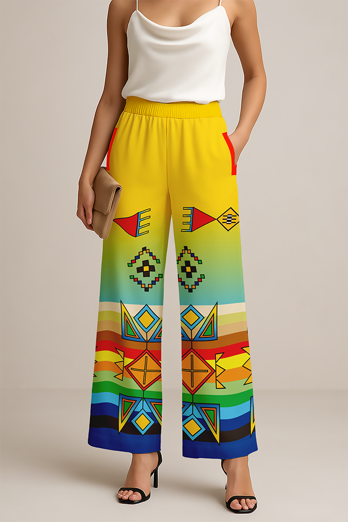 Beaded Starburst Women's Pants