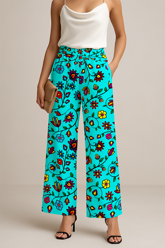 Nature's Nexus Turquoise Women's Pants