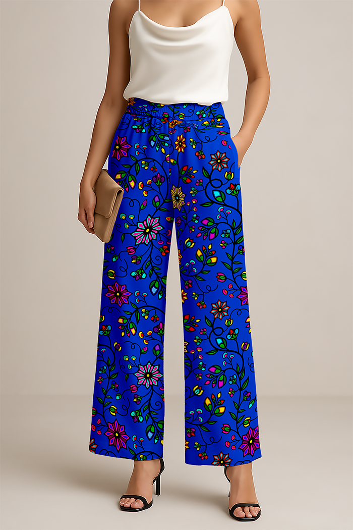 Prairie Paintbrush Blue Women's Pants