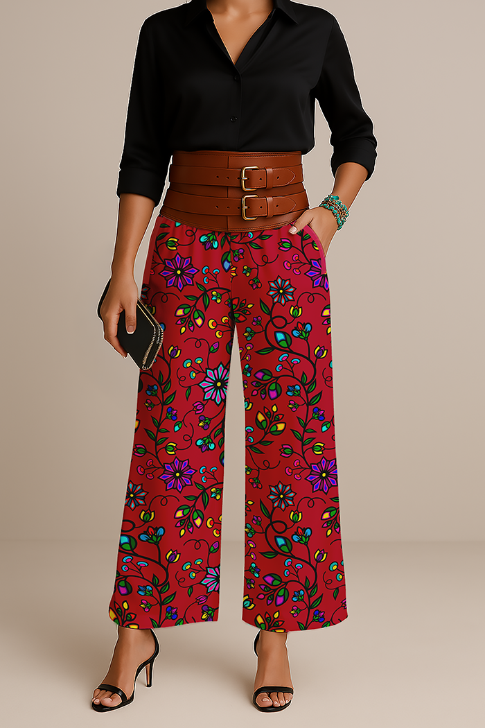 Prairie Paintbrush Passion Berry Women's Pants
