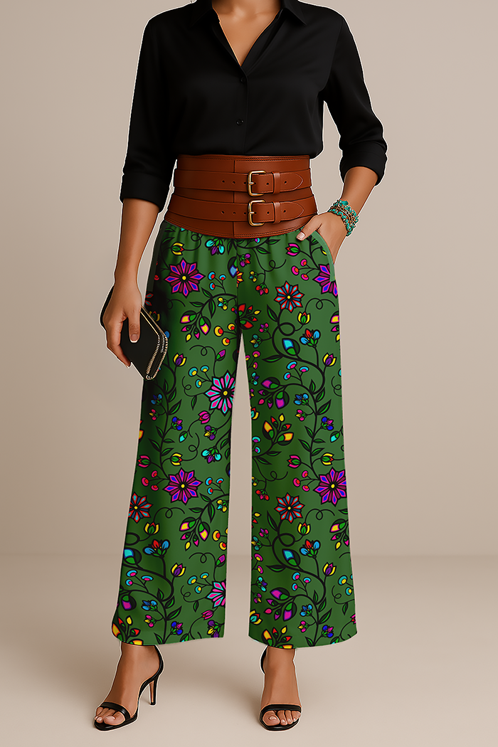 Prairie Paintbrush Sage Women's Pants