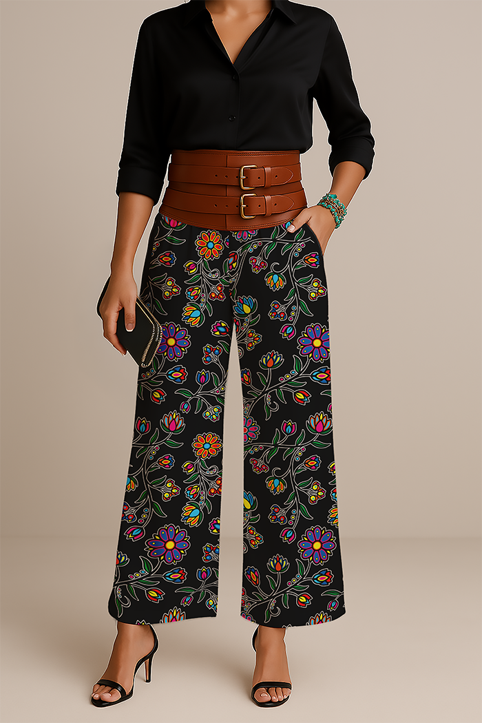 Cosmic Whisper Black Women's Pants