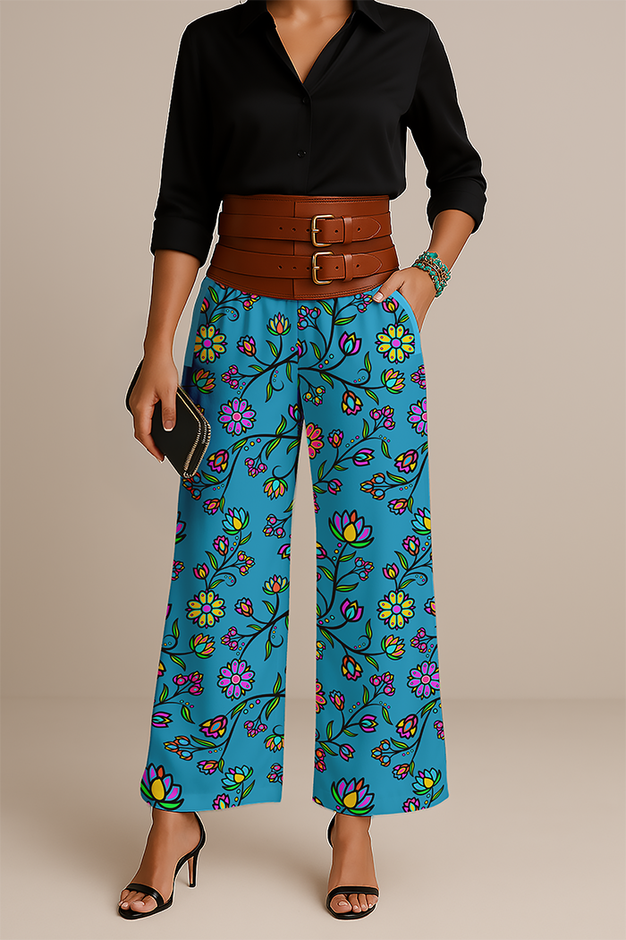 Cosmic Whisper Pastel Rainy Horizon Women's Pants