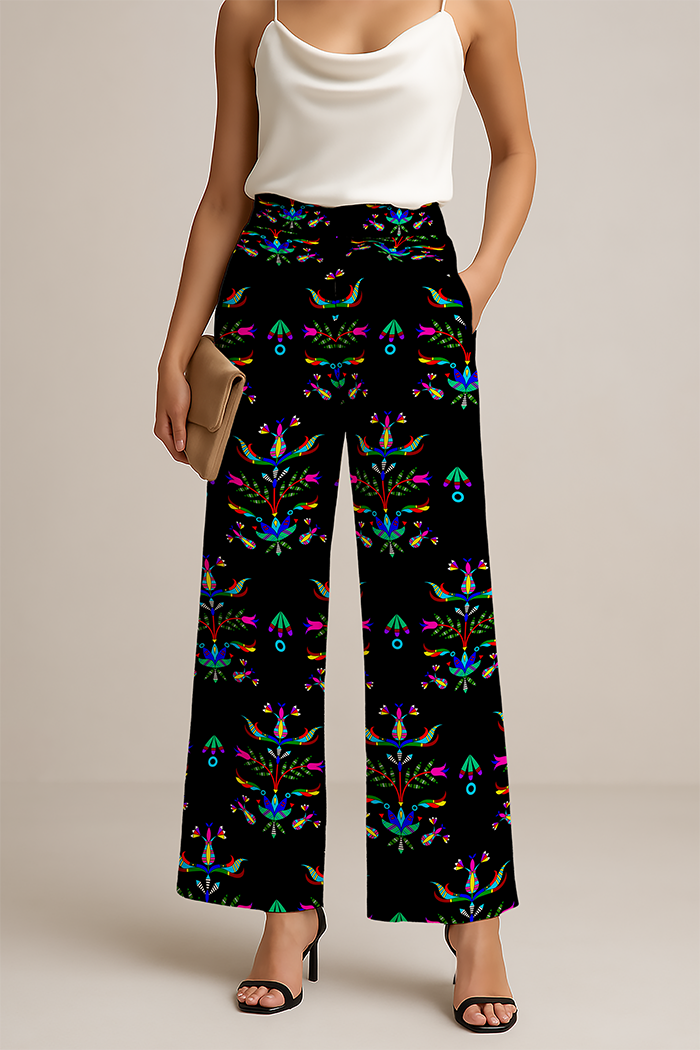Dakota Damask Cheyenne Black Women's Pants