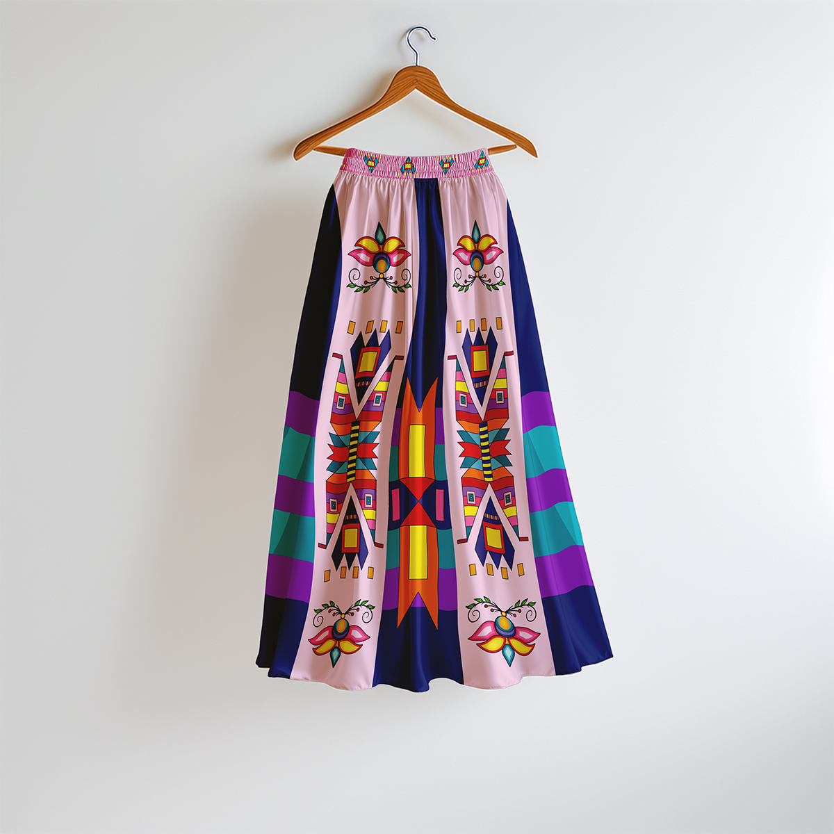 Echoes of the Lodge Blue Skirt