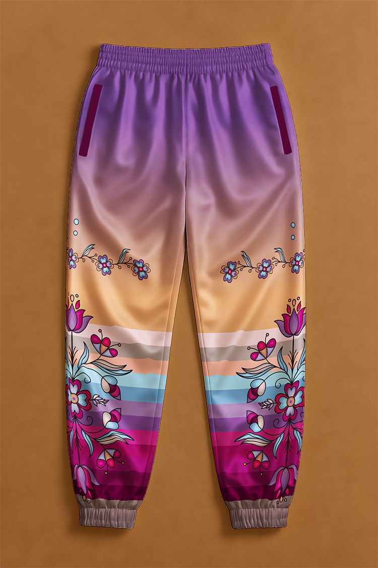 Snowdrop Serenade Ribbon Jogger Pants