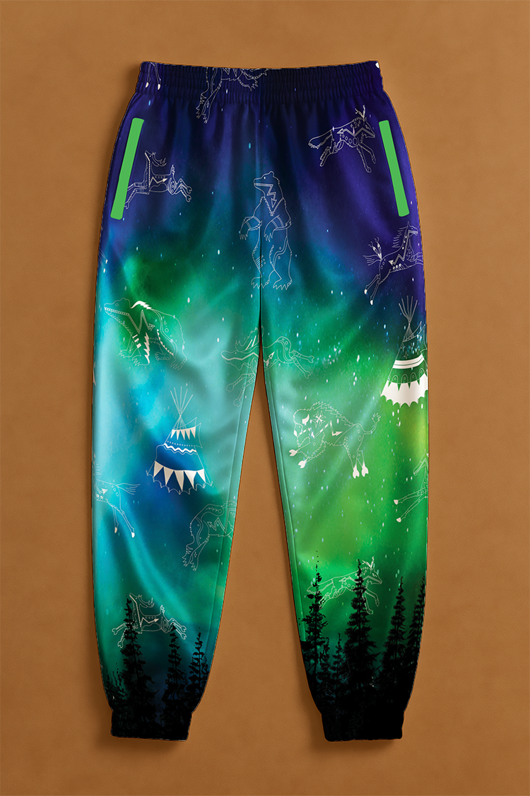 Aurora Medicine Animals Ribbon Jogger Pants