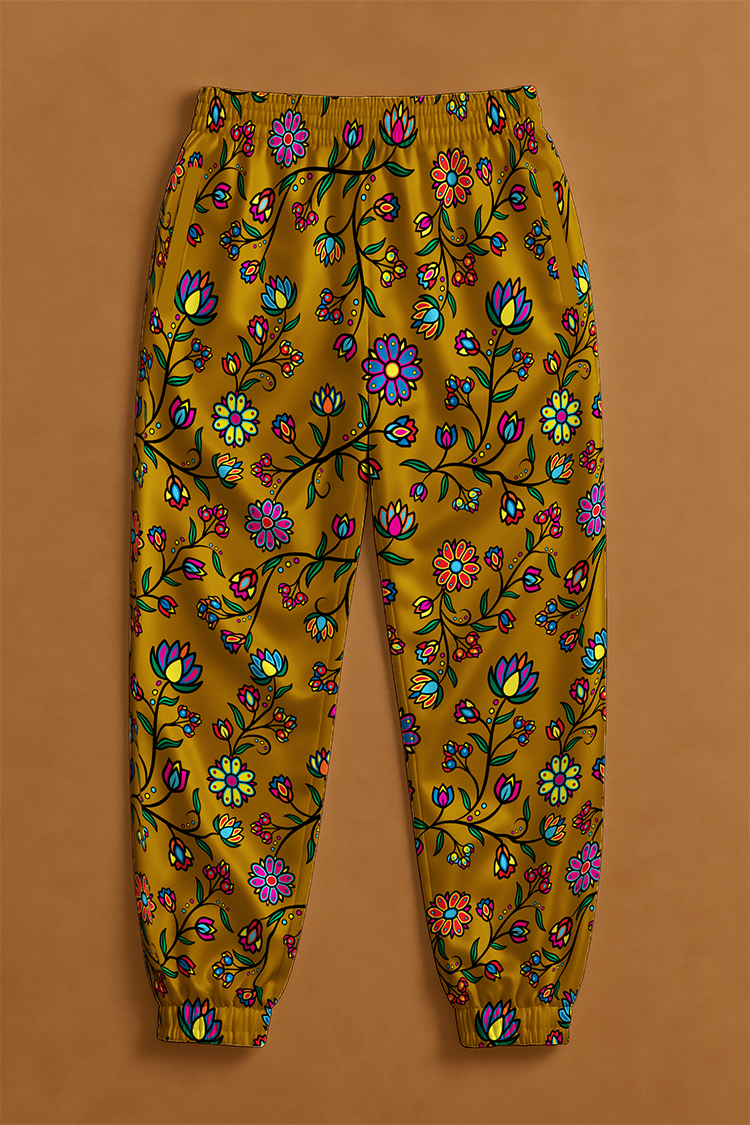 Cosmic Whisper Dried Sweetgrass Ribbon Jogger Pants