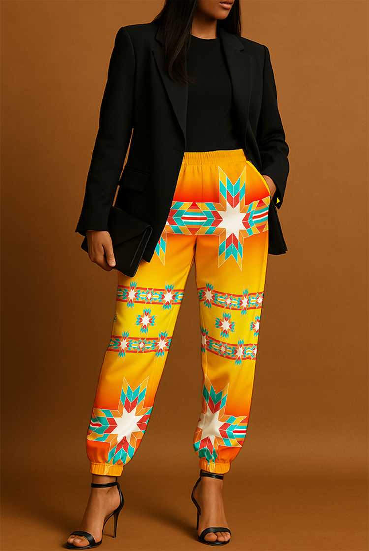 Morning Star Sunset Ribbon Jogger Pants