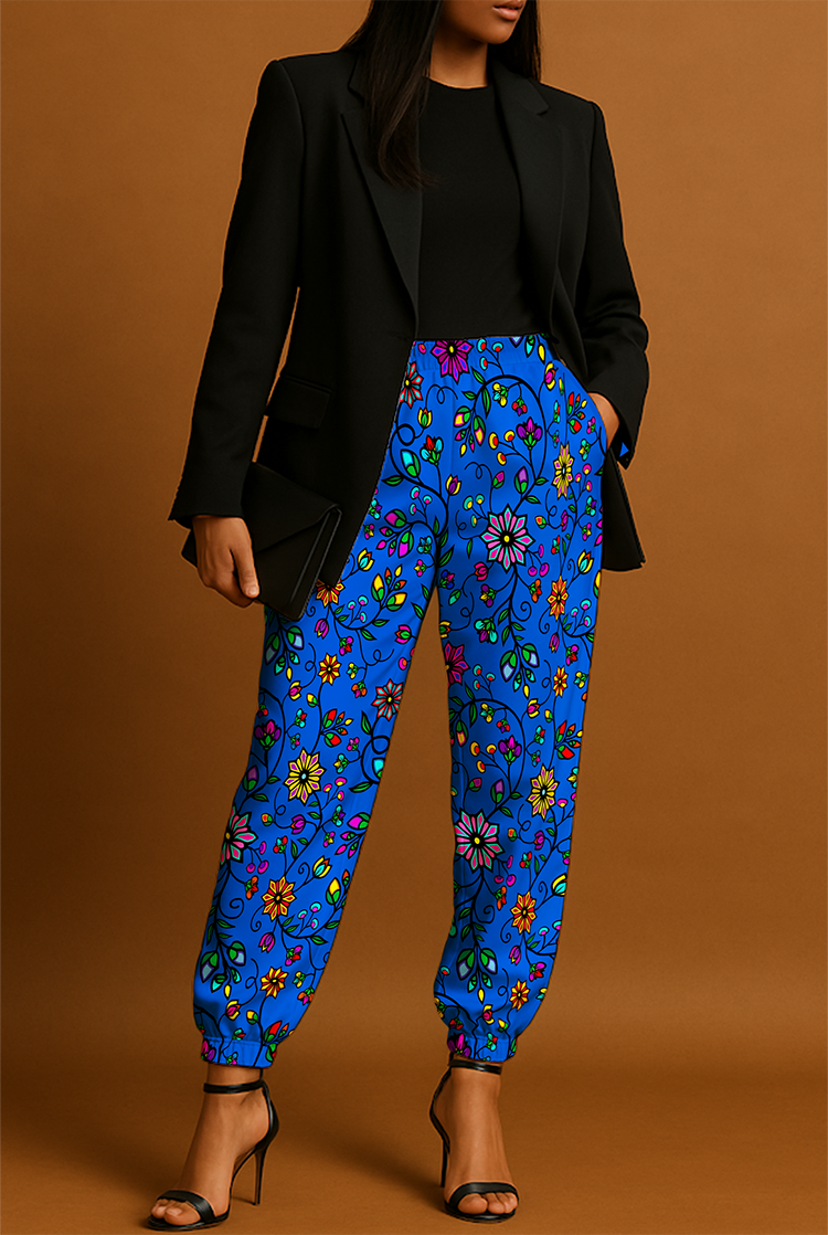Prairie Paintbrush Blue Ribbon Jogger Pants