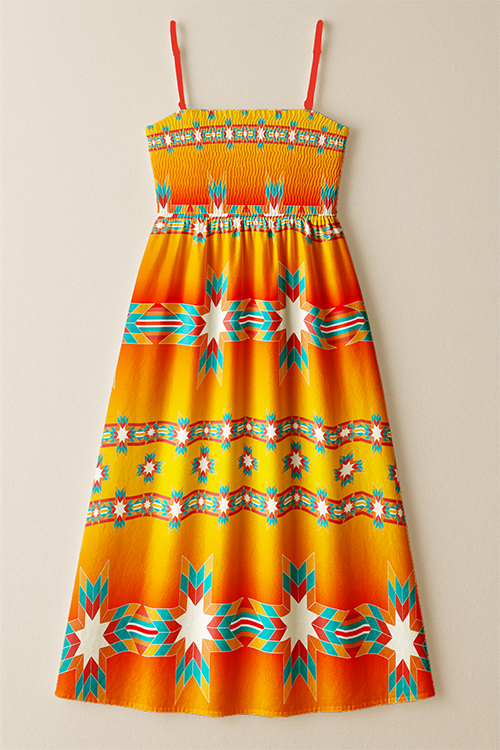 Morning Star Sunset Smock Top Dress