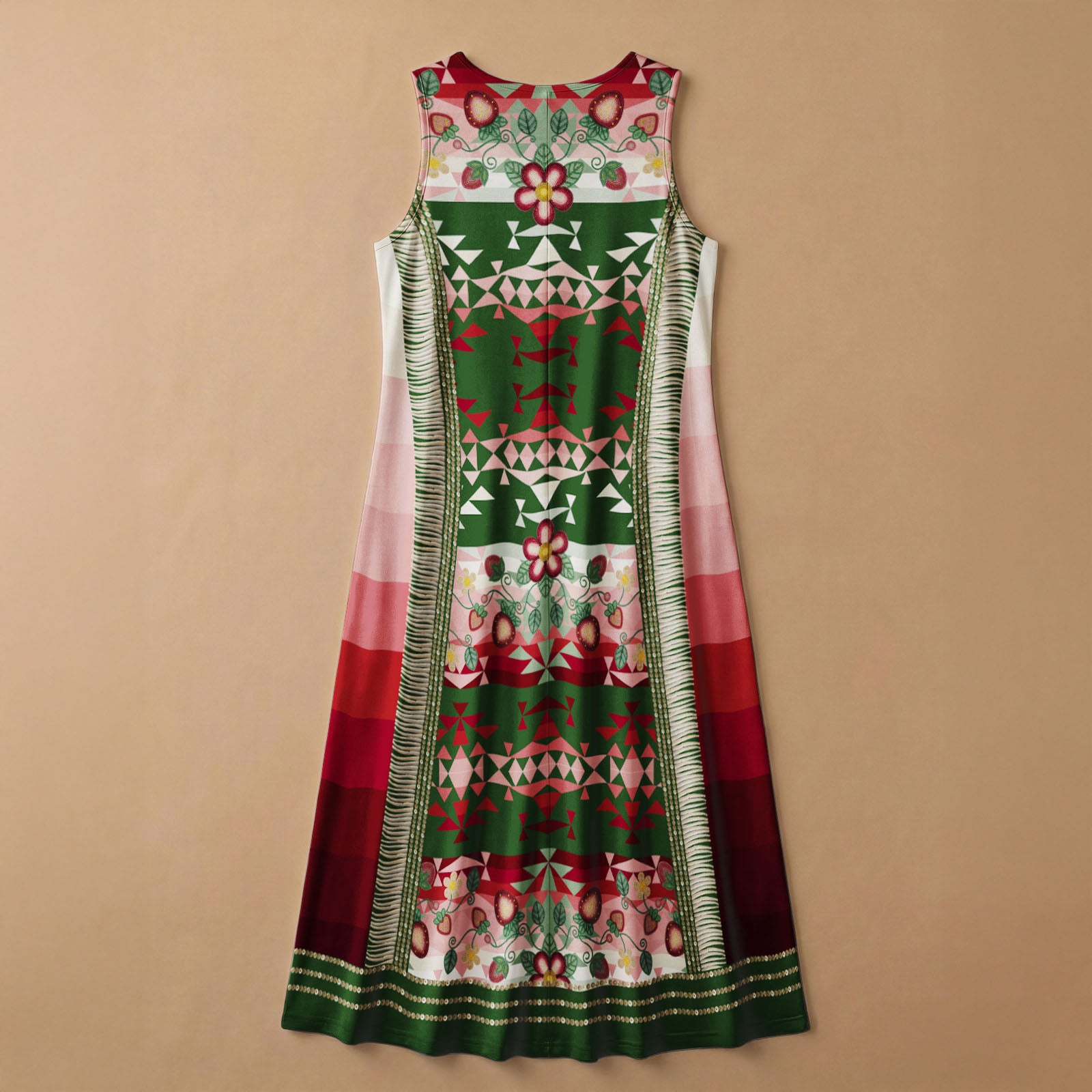 Sacred Strawberry Hunter 2 Women's Sleeveless Long Dress