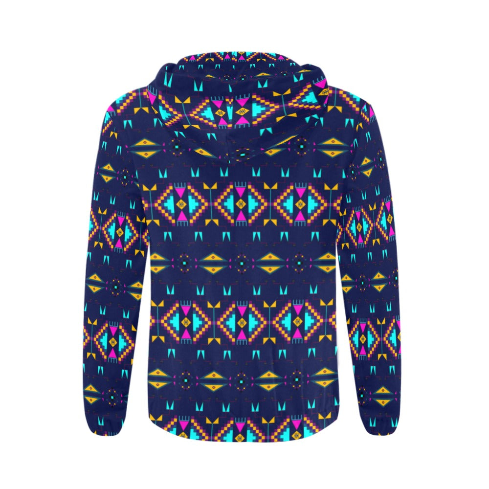 Rite of Passage Prairie Night Men's Zipper Hoodie