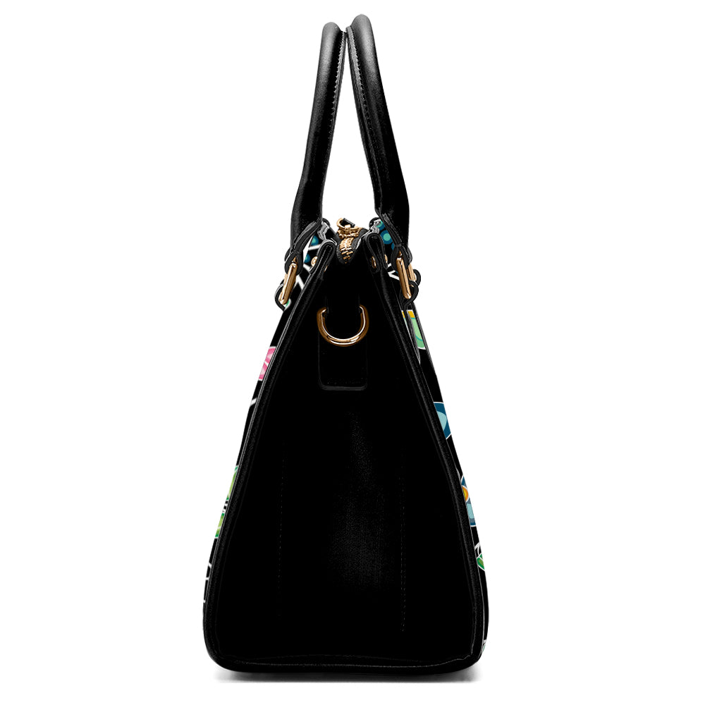 Floral Bounty Black Hand or Shoulder Bag
