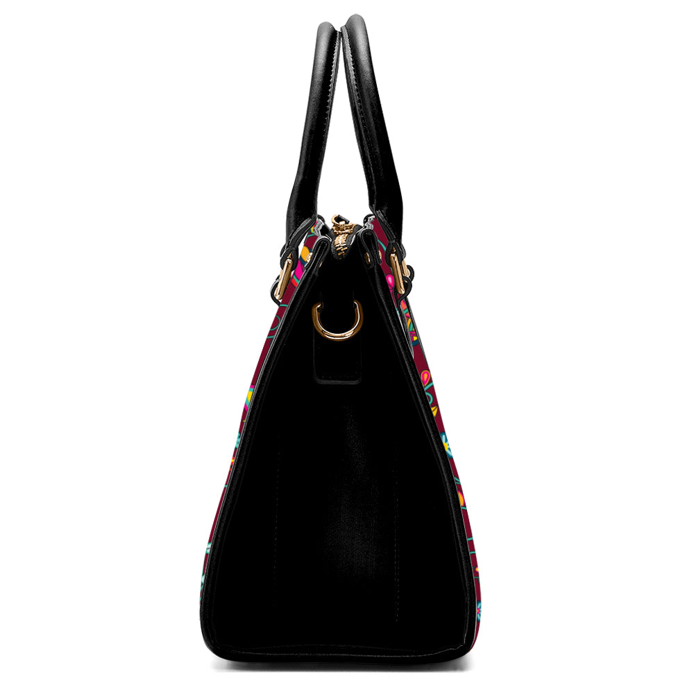 Thorny Path Cranberry Hand or Shoulder Bag