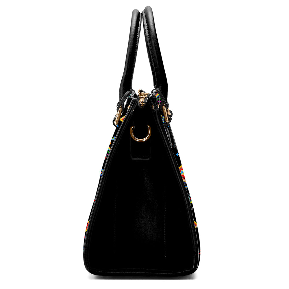 Buffalo Jump Black Hand or Shoulder Bag