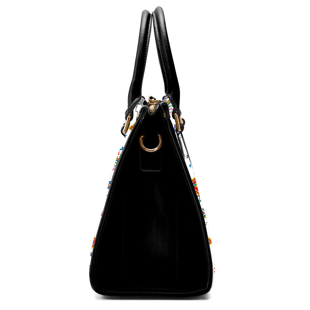Buffalo Jump White Hand or Shoulder Bag