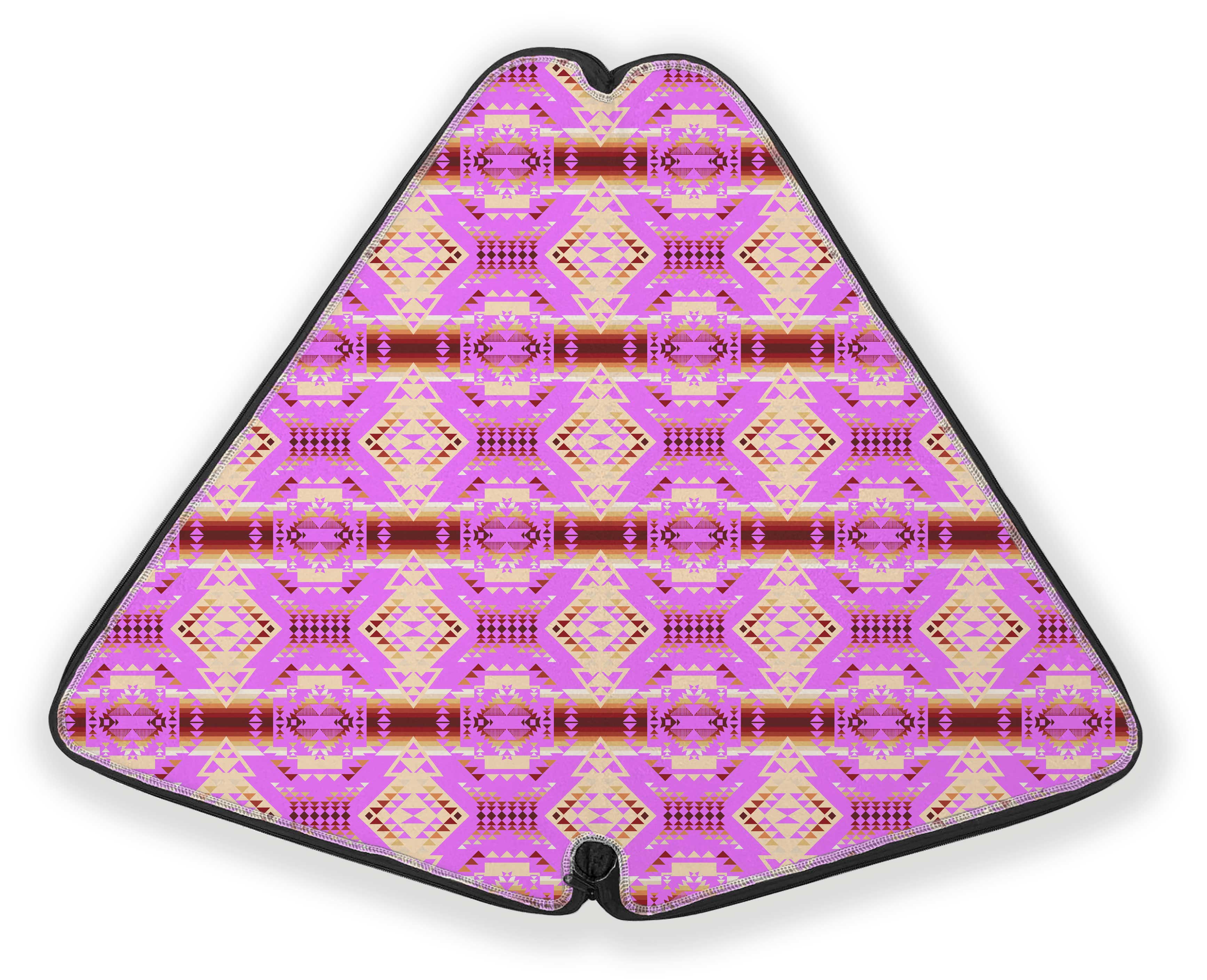 27 Inch Fan Case - Gathering Earth Lilac