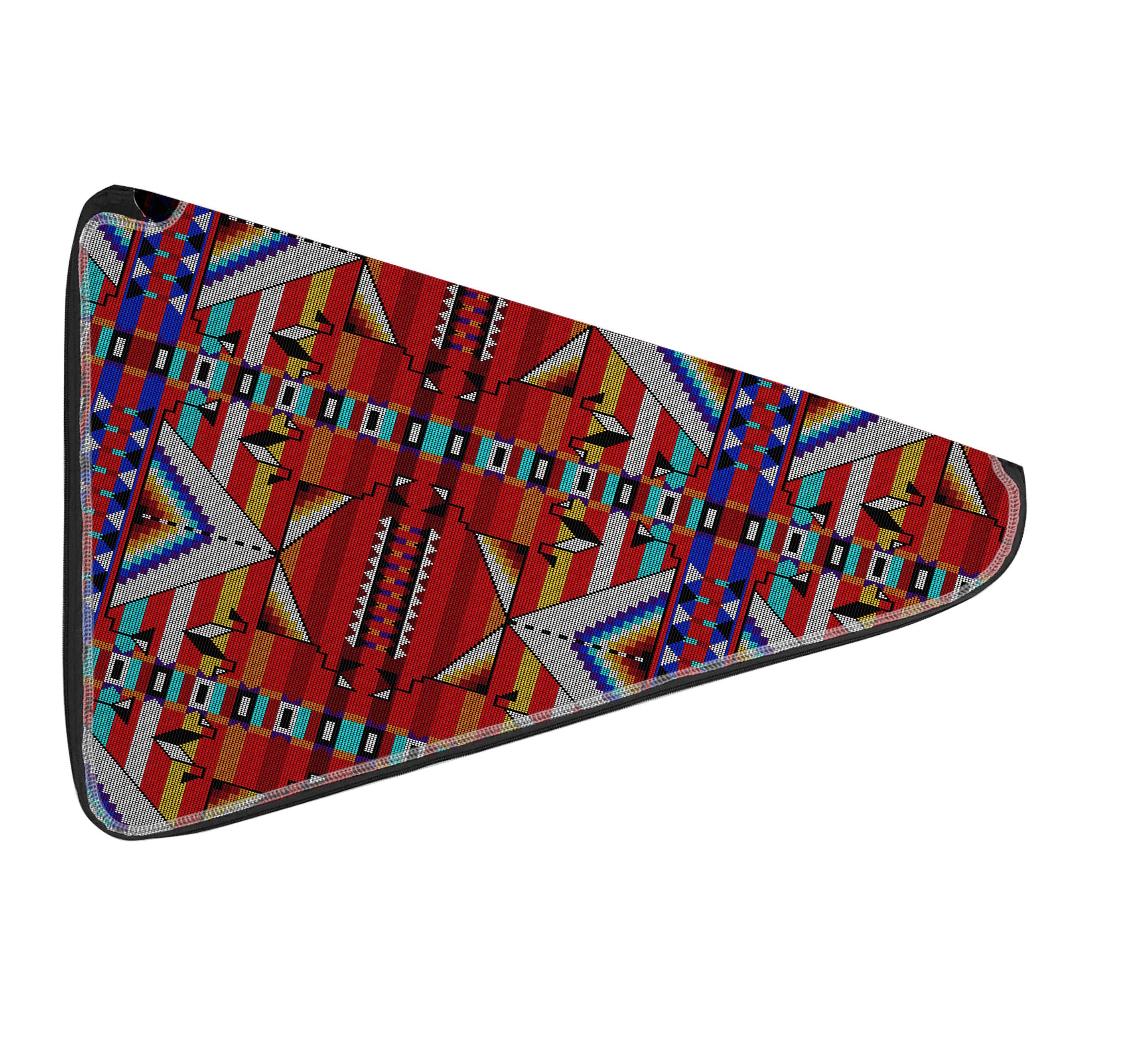 27 Inch Fan Case - Medicine Blessing Red
