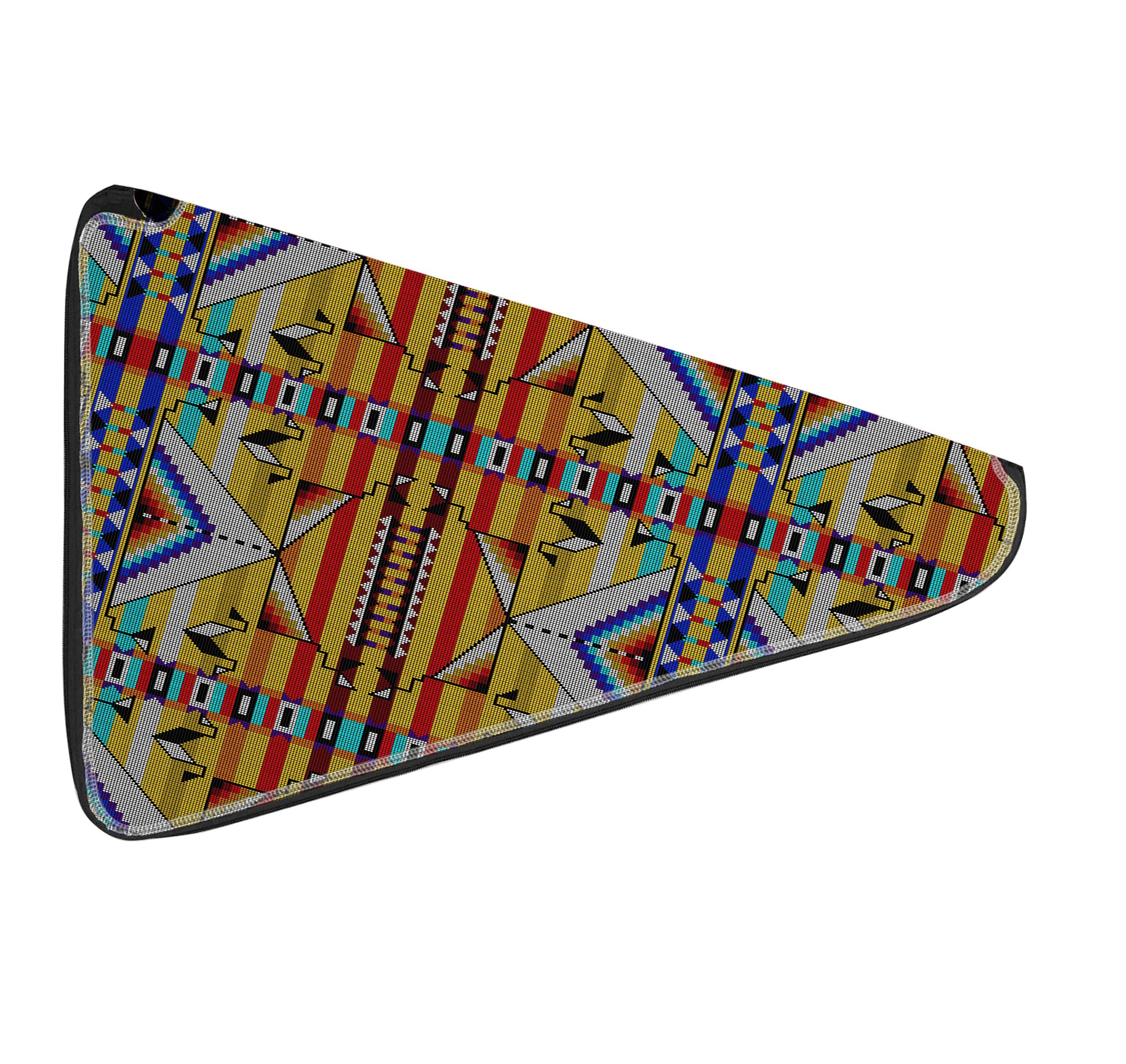 27 Inch Fan Case - Medicine Blessing Yellow