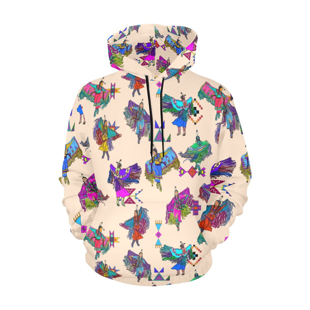 Women's Fancy Dancers Muslin Hoodie for Men (USA Size)