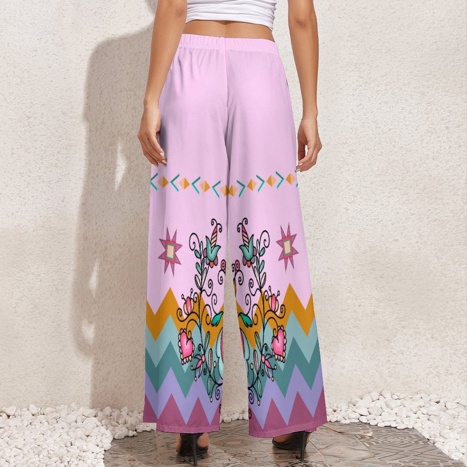 Harvest Hearth Floral Bloom Ribbon Pant