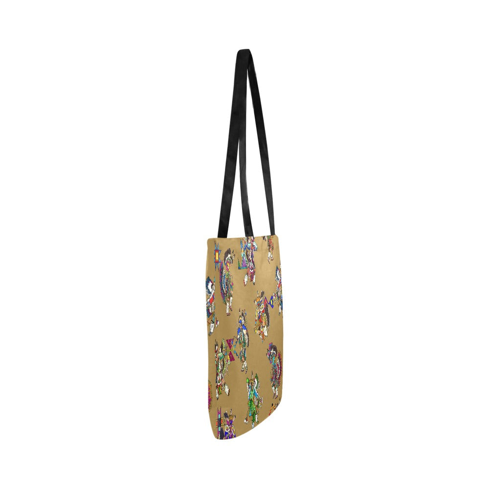 Men's Fancy Dancers Earth Reusable Shopping Bag (Two sides)