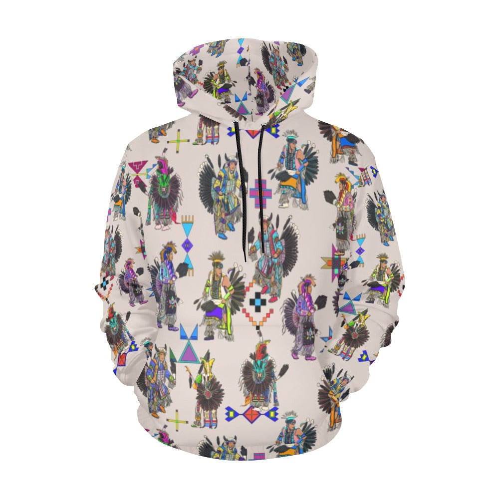 Men's Tradish Dancers Muslin White Hoodie for Men (USA Size)