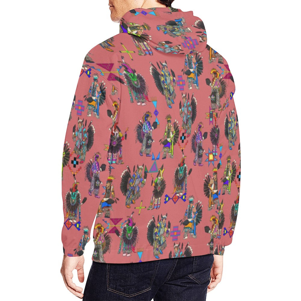 Men's Tradish Dancers Terra Cotta Hoodie for Men (USA Size)