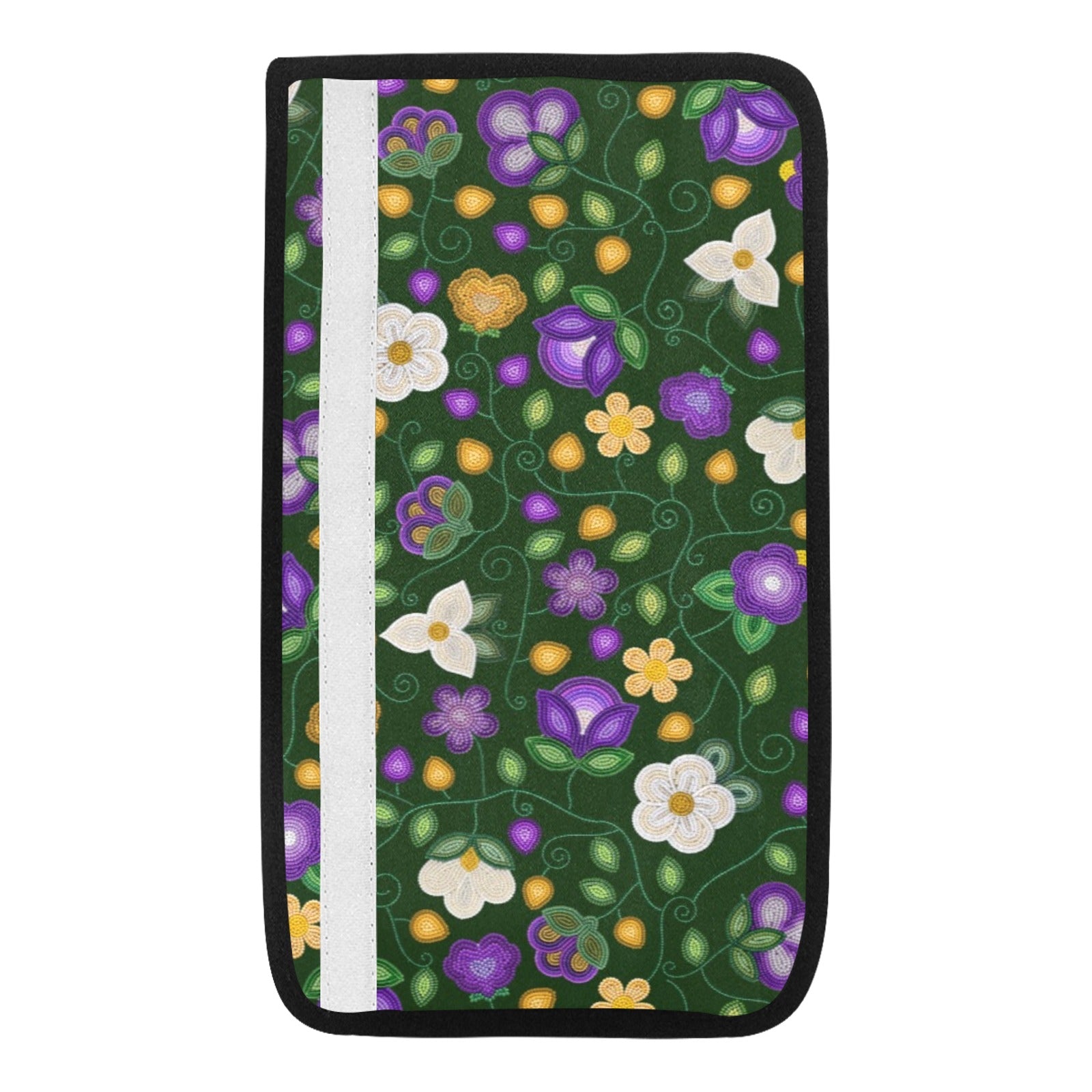 Midnight Moss Bloom Forest Car Seat Belt Cover 7''x12.6'' (Pack of 2)
